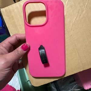 Pink Phone Case with Grip